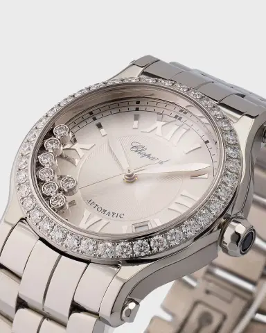 Chopard Happy Sport 36mm Stainless Steel Diamond Watch | Thumbnail 3 Chopard Happy Sport 36mm Stainless Steel Diamond Watch | Thumbnail 3