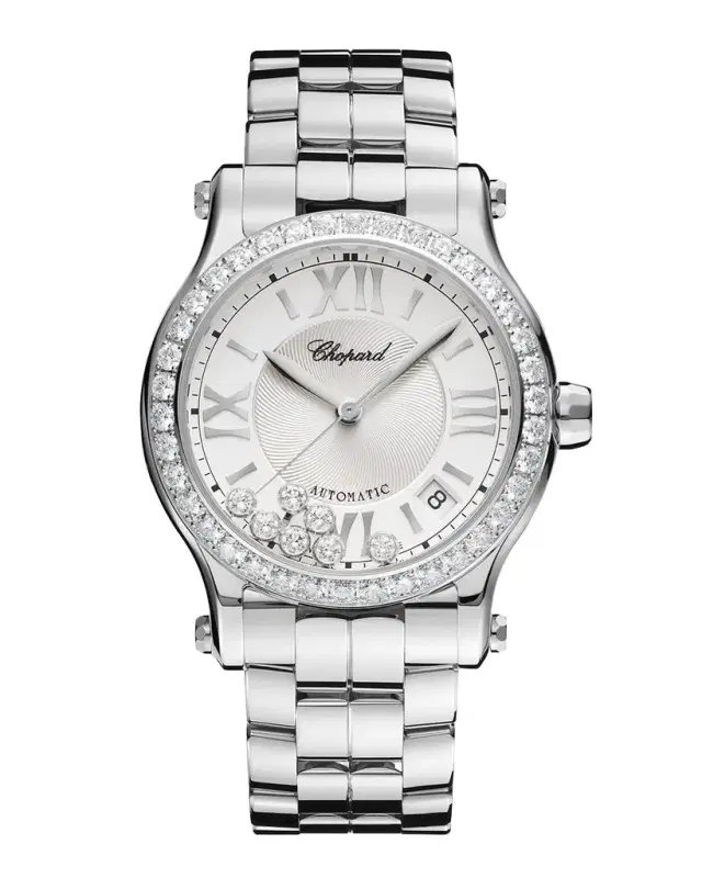 Chopard Happy Sport 36mm Stainless Steel Diamond Watch