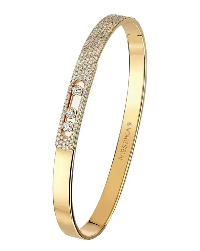 MOVE NOA 18K YELLOW GOLD DIAMOND BANGLE