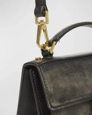 Golden Goose Venezia Small Flap Distressed Leather Crossbody Bag | Thumbnail 5