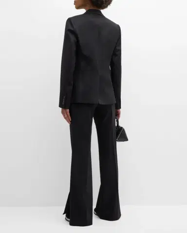 Argent Copain Single-Breasted Seasonless Wool Blazer | Thumbnail 6