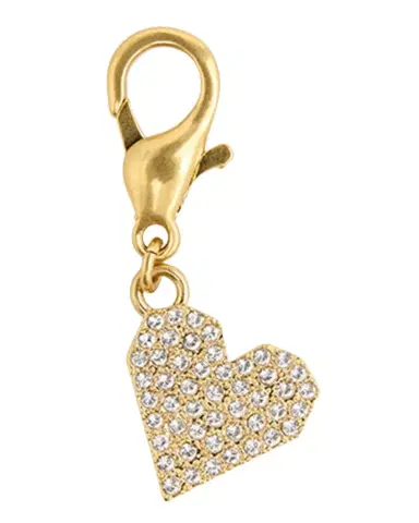 Golden Goose Crystal Heart Charm | Thumbnail 1