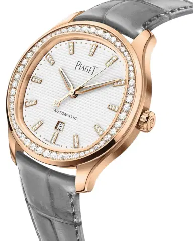 Piaget Polo 36mm 18K Rose Gold Diamond Auto Watch | Thumbnail 1