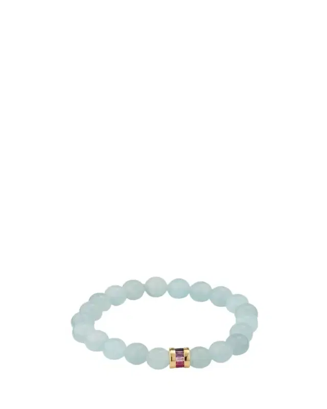 Beaded Bracelet with Ombre 3 Color Station