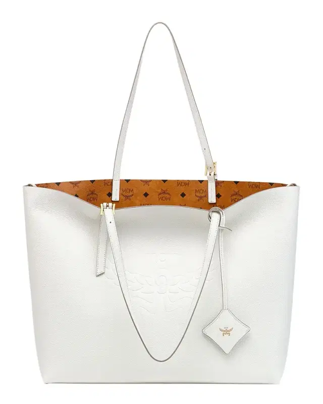 Lauretos Leather Shopper Tote Bag