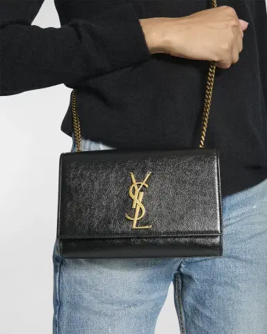 Saint Laurent Kate Small YSL Leather Crossbody Bag | Thumbnail 4 Saint Laurent Kate Small YSL Leather Crossbody Bag | Thumbnail 4