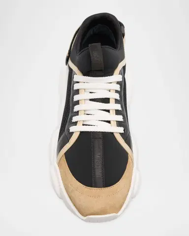 MOSCHINO Men's Teddy-Sole Mixed-Media Fashion Sneakers | Thumbnail 5 MOSCHINO Men's Teddy-Sole Mixed-Media Fashion Sneakers | Thumbnail 5