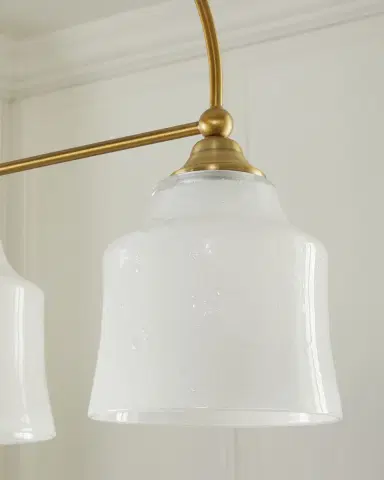 Neiman Marcus Three-Light Chandelier | Thumbnail 2