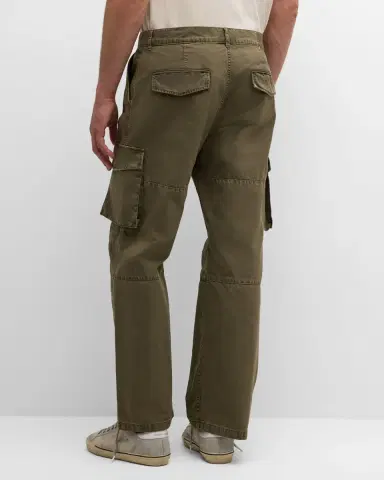 Golden Goose Men's Journey Garment-Dyed Cotton Cargo Pants | Thumbnail 3 Golden Goose Men's Journey Garment-Dyed Cotton Cargo Pants | Thumbnail 3