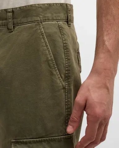 Golden Goose Men's Journey Garment-Dyed Cotton Cargo Pants | Thumbnail 5 Golden Goose Men's Journey Garment-Dyed Cotton Cargo Pants | Thumbnail 5