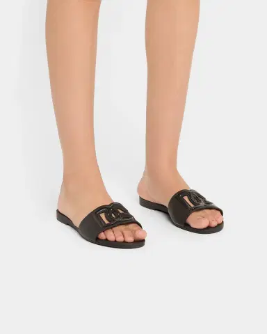 Dolce & Gabbana Cut-Out DG Rubber Sandals | Thumbnail 15