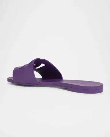 Dolce & Gabbana Cut-Out DG Rubber Sandals | Thumbnail 3