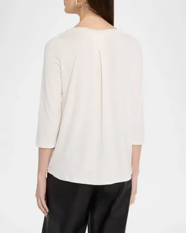MAJESTIC FILATURES Soft Touch Boatneck Top | Thumbnail 2 MAJESTIC FILATURES Soft Touch Boatneck Top | Thumbnail 2