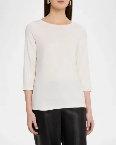 MAJESTIC FILATURES Soft Touch Boatneck Top | Thumbnail 3 MAJESTIC FILATURES Soft Touch Boatneck Top | Thumbnail 3