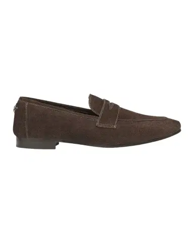 Bougeotte Flaneur Suede Penny Loafers | Thumbnail 1