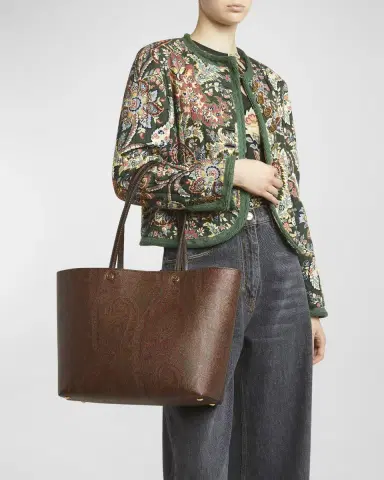Etro Essential Paisley-Print Shopping Tote Bag | Thumbnail 4 Etro Essential Paisley-Print Shopping Tote Bag | Thumbnail 4