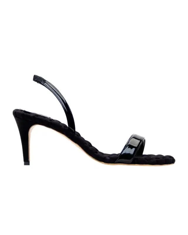 Claudia Vegan Patent Slingback Sandals Claudia Vegan Patent Slingback Sandals