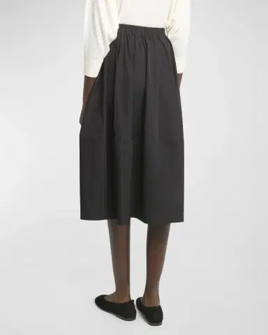 Co Cotton Midi Bubble Skirt | Thumbnail 7
