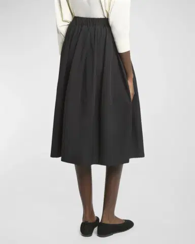 Co Cotton Midi Bubble Skirt | Thumbnail 9