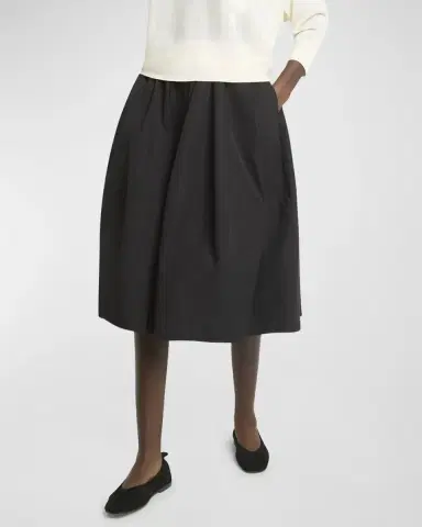 Co Cotton Midi Bubble Skirt | Thumbnail 10