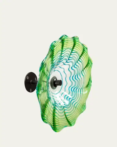 Dale Tiffany Milagra Art Glass Wall Decor, 12" Round | Thumbnail 4 Dale Tiffany Milagra Art Glass Wall Decor, 12" Round | Thumbnail 4