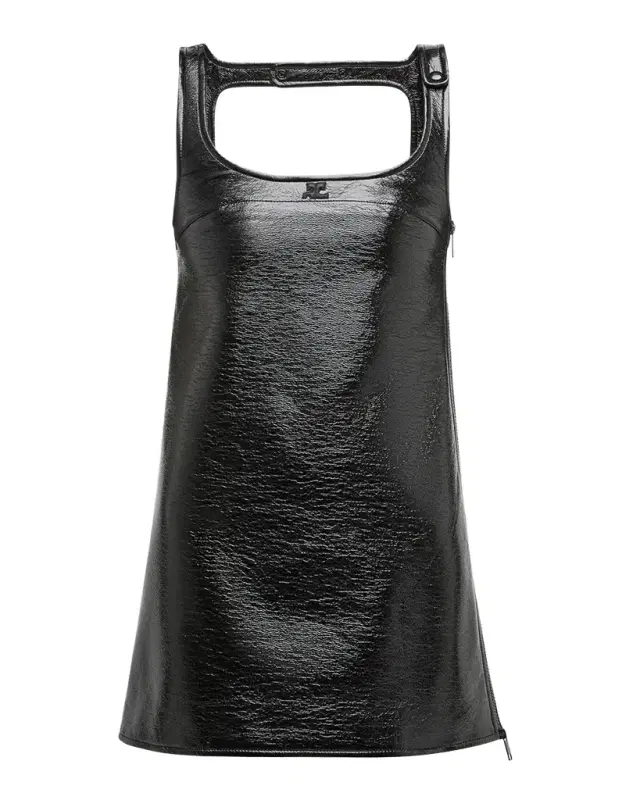 Reedition Vinyl A-Line Mini Dress