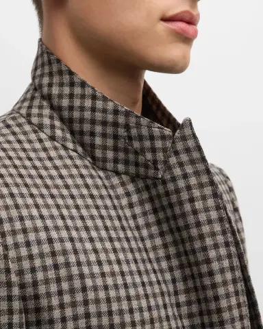 Tom Ford Men's Damier Shelton Check Sport Coat | Thumbnail 6