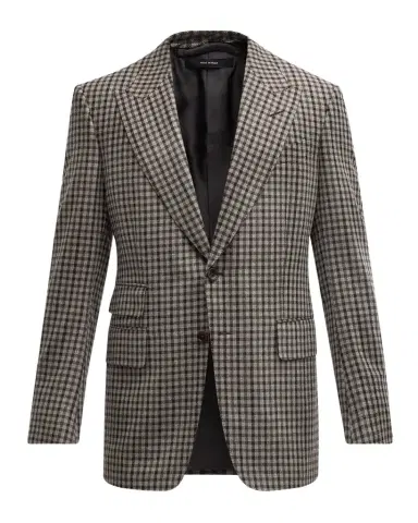 Tom Ford Men's Damier Shelton Check Sport Coat | Thumbnail 1