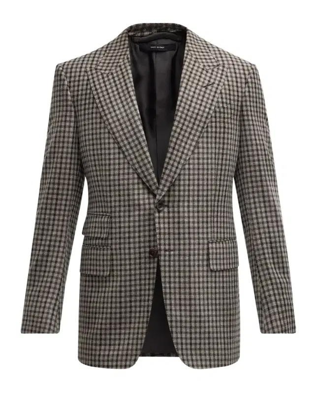 Men 's Damier Shelton Check Sport Coat