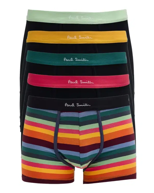 Men 's 5-Pack Artist Stripe Trunks