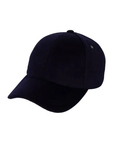 Paul Smith Men's Wool Baseball Cap with Signature Trim | Thumbnail 1