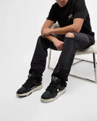 AMIRI Men's MA-1 Leather & Mesh Low-Top Sneakers | Thumbnail 2 AMIRI Men's MA-1 Leather & Mesh Low-Top Sneakers | Thumbnail 2