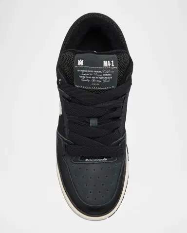 AMIRI Men's MA-1 Leather & Mesh Low-Top Sneakers | Thumbnail 5 AMIRI Men's MA-1 Leather & Mesh Low-Top Sneakers | Thumbnail 5