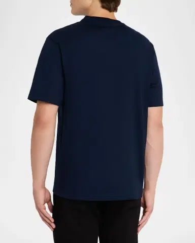 Versace Men 's Medusa Embroidered T-Shirt | Thumbnail 2
