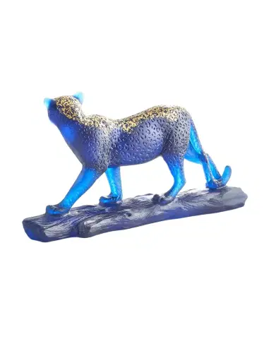 Daum Leopard Leaded Crystal Statue | Thumbnail 1 Daum Leopard Leaded Crystal Statue | Thumbnail 1