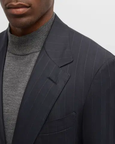 Tom Ford Men's Shelton Herringbone Stripe Suit | Thumbnail 2 Tom Ford Men's Shelton Herringbone Stripe Suit | Thumbnail 2