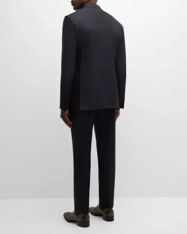 Tom Ford Men's Shelton Herringbone Stripe Suit | Thumbnail 3 Tom Ford Men's Shelton Herringbone Stripe Suit | Thumbnail 3
