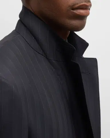 Tom Ford Men's Shelton Herringbone Stripe Suit | Thumbnail 8 Tom Ford Men's Shelton Herringbone Stripe Suit | Thumbnail 8