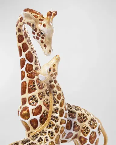 Jay Strongwater Mother and Baby Giraffe Tabletop Object | Thumbnail 3