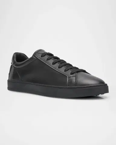 Tod's Men's Allacciata Cassetta Leather Low-Top Sneakers | Thumbnail 3 Tod's Men's Allacciata Cassetta Leather Low-Top Sneakers | Thumbnail 3