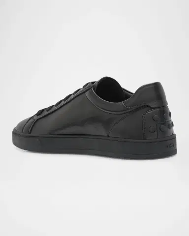 Tod's Men's Allacciata Cassetta Leather Low-Top Sneakers | Thumbnail 4 Tod's Men's Allacciata Cassetta Leather Low-Top Sneakers | Thumbnail 4