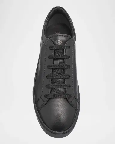 Tod's Men's Allacciata Cassetta Leather Low-Top Sneakers | Thumbnail 5 Tod's Men's Allacciata Cassetta Leather Low-Top Sneakers | Thumbnail 5
