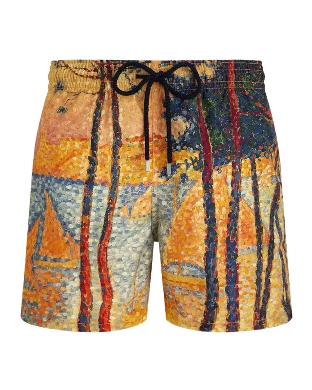 Men 's Impressionist Swim Trunks