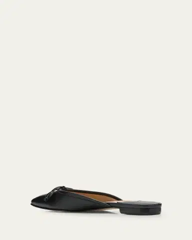Manolo Blahnik Lambskin Bow Ballerina Mules | Thumbnail 3 Manolo Blahnik Lambskin Bow Ballerina Mules | Thumbnail 3