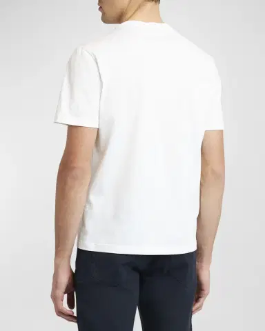 Brioni Men's Cotton Crewneck T-Shirt | Thumbnail 2 Brioni Men's Cotton Crewneck T-Shirt | Thumbnail 2