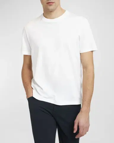 Brioni Men's Cotton Crewneck T-Shirt | Thumbnail 6 Brioni Men's Cotton Crewneck T-Shirt | Thumbnail 6