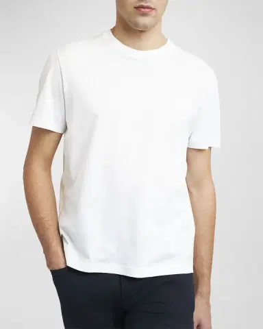 Brioni Men's Cotton Crewneck T-Shirt | Thumbnail 7 Brioni Men's Cotton Crewneck T-Shirt | Thumbnail 7