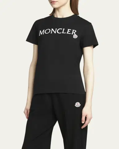 Moncler Embroidered Logo T-Shirt | Thumbnail 4