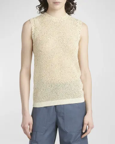 Golden Goose Journey Sequined Knit Tank Top | Thumbnail 3 Golden Goose Journey Sequined Knit Tank Top | Thumbnail 3
