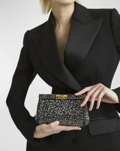 Dolce & Gabbana Marlene Small Embellished Clutch Bag | Thumbnail 4 Dolce & Gabbana Marlene Small Embellished Clutch Bag | Thumbnail 4